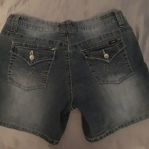 Size 10 Angels Stretch Denim Shorts NWOT